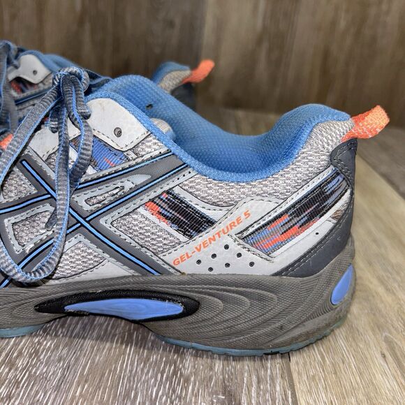 ASICS Womens US Size 10 Gray Blue Gel-Venture 5 Athletic Sneaker Shoes T5N8N - Picture 6 of 12